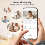 Чисто нов смарт бебефон ieGeek 2K HD – 5" дисплей + WiFi / App контрол, Нощно виждане  , снимка 6