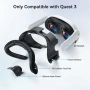 AMVR FC4L Защитна подложка за лице, интерфейс за лице за Meta/Oculus Quest 3, снимка 2