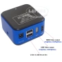 2K 60FPS 1080p 60FPS Lapsun IMX347 1/2" sensor HDMI USB 2.9μm pixel дигитална камера +CTV Eyepiece, снимка 4