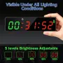 Нов LED фитнес таймер с магнит, HIIT Tabata хронометър, Type-C, 5 яркости за бокс и тренировки, снимка 7