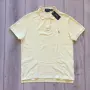 НОВА оригинална жълта тениска с яка POLO RALPH LAUREN custom slim fit размер M от САЩ, снимка 2