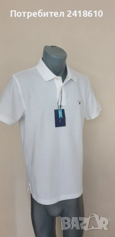 GANT Pique Cotton Size M НОВО! ОРИГИНАЛ! Мъжка Тениска!, снимка 6 - Тениски - 54971645