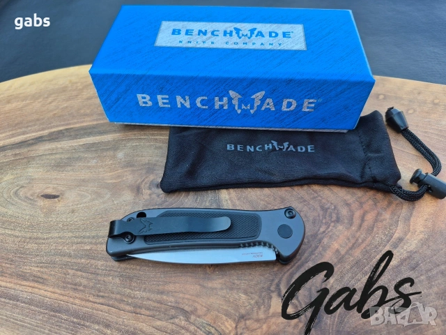 Сгъваем нож Benchmade 9750 Mini Coalition AUTO ,S30V сатенено гладко острие, снимка 5 - Ножове - 54374824