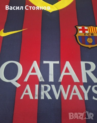 Барселона/Barcelona #10 Messi Nike home 2013-14г. - размер М, снимка 3 - Фен артикули - 54346217