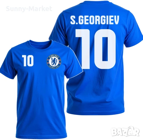 Тениска на Челси Chelsea с ИМЕ и НОМЕР по желание персонализирани футболни фланелки XS-5XL