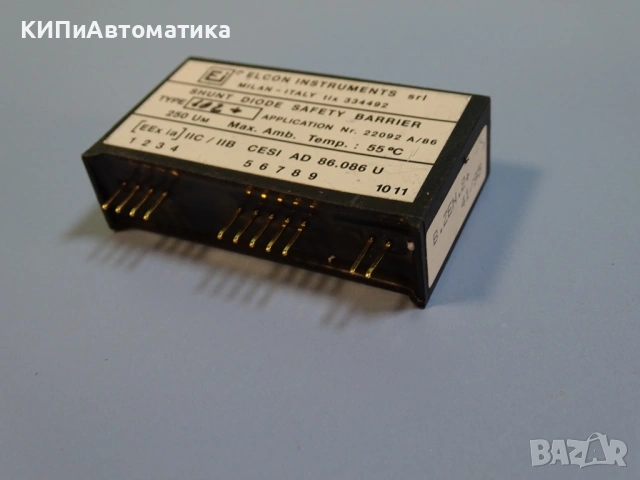 бариерна защита ELCON 102+ Shunt Diode Safety Barrier EEx 250Um, снимка 2 - Резервни части за машини - 54193409