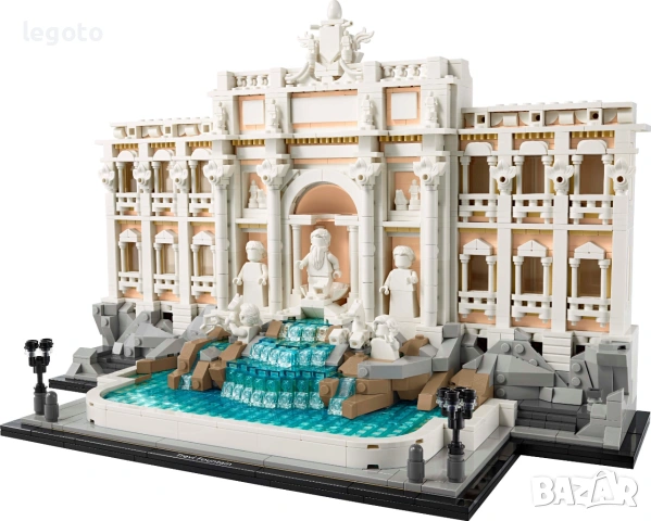 НОВО ЛЕГО 21062 АРХИТЕКТУРА - Фонтан ди Треви LEGO 21042 Architecture Trevi Fountain 21062, снимка 4 - Конструктори - 55108554