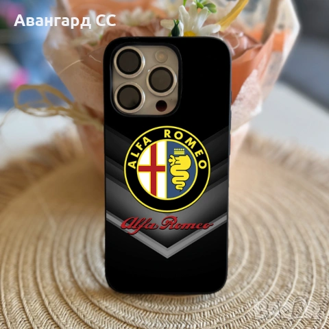 Силиконов калъф за iPhone с лого Alfa Romeo, снимка 17 - Калъфи, кейсове - 54611249