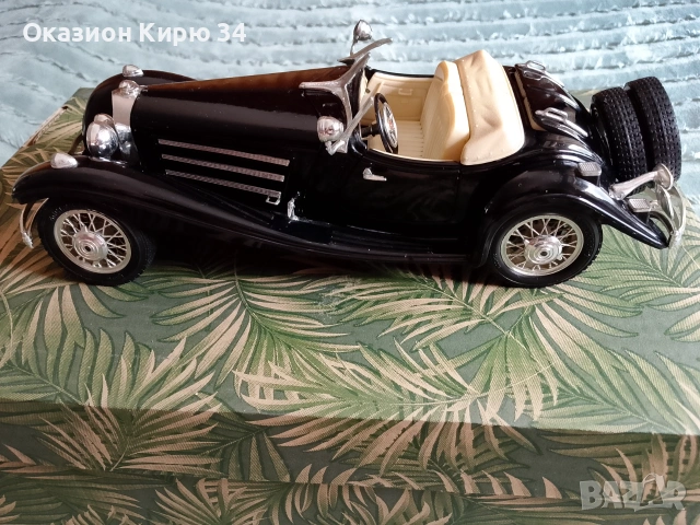 Burago Mercedes Benz 500 K Roadster , снимка 7 - Колекции - 55261236
