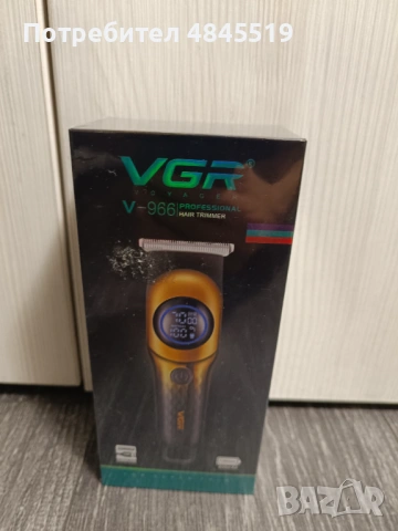 Звяр с 9000 RPM (0мм): Професионален метален тример VGR V-966 – Нов, запечатан