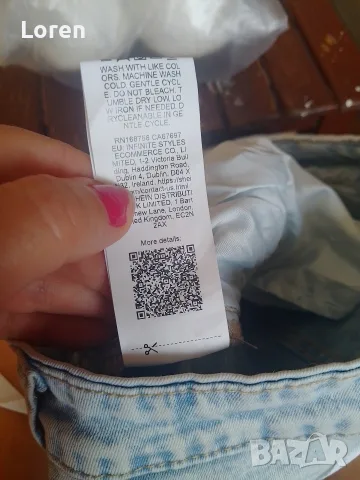 Ново!*Shein*Дънки с 🎀 панделки🎀, снимка 11 - Дънки - 49422472