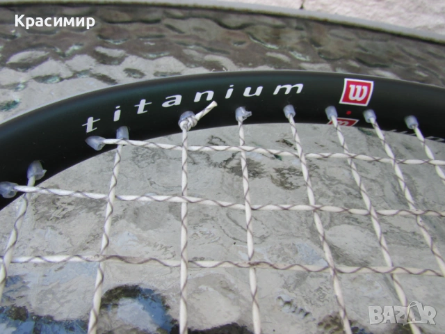Ракета за скуош Wilson Pro Staff Titanium, снимка 10 - Тенис - 54716495