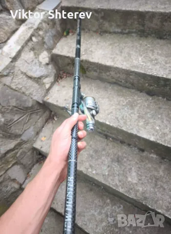 Въдица болонезе Globe New Hunter 500 + макара JAXN 5м 10-30г карбон, снимка 3 - Въдици - 55538031