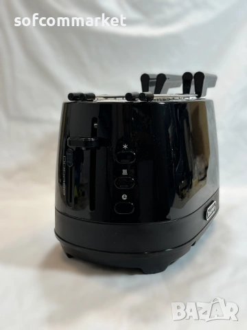 НОВ Тостер DeLonghi CTLAP2203.BK + Гаранция, снимка 2 - Тостери - 54356112