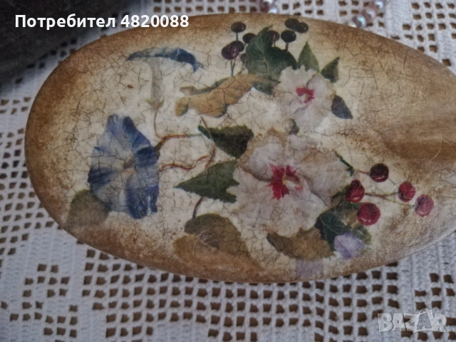 Четка за коса и кутия за съхранение РЪЧНА декорация ПАКЕТНА цена, снимка 11 - Други - 55132286