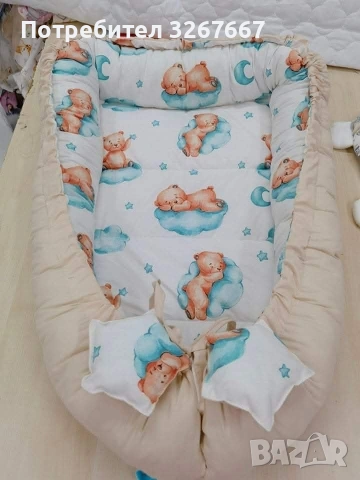 Двулицеви бебешки гнезда, снимка 3 - Бебешки легла и матраци - 55065616