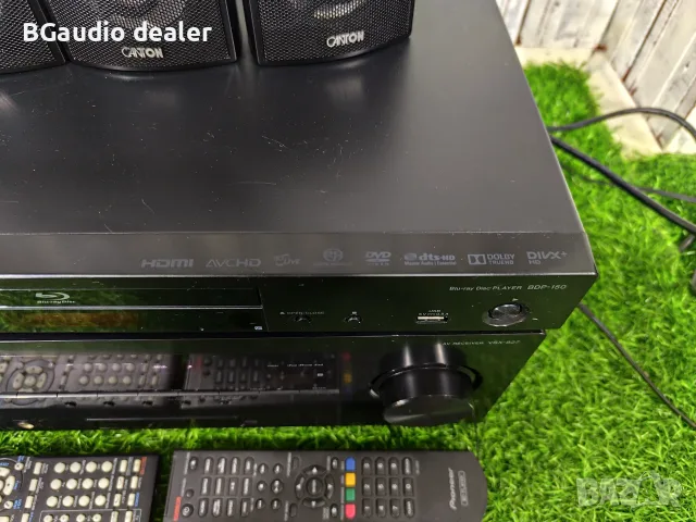 Pioneer VSX-827K, 3D Blu-ray Pioneer BDP-150K и озвучителна система Canton Movie 85 CX 5.1., снимка 5 - Аудиосистеми - 55343576