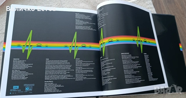 Юбилейно издание 50та годишнина " The Dark Side of the Moon" Pink Floyd , снимка 4 - Художествена литература - 54667598