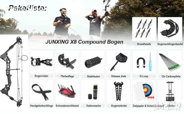 Регулируем компаунд лък SHARROW 20-70 LBS, за лов и спорт, снимка 9 - Лъкове и арбалети - 54150857