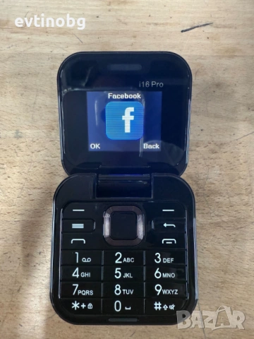 Сгъваем мобилен телефон i16 Pro – 2 SIM, камера, фенерче, FM радио, снимка 6 - Телефони с две сим карти - 54062643