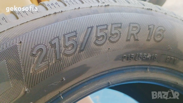 MICHELIN 215 / 55 / 16 - Два броя отлични всесезонни гуми, снимка 4 - Гуми и джанти - 54991364