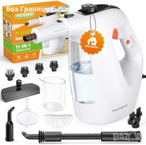 Нова Парочистачка с бързо загряване 450 мл за тапицерия прозорци баня чистене