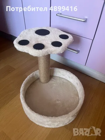 Котешка драскалка с меко легълце+ПОДАРЪК, снимка 3 - За котки - 55433300
