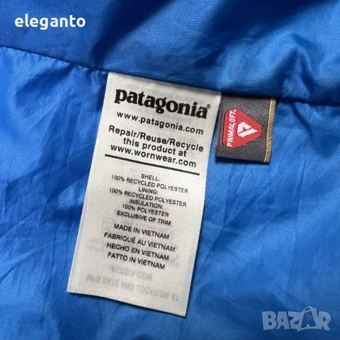 Мъжко хибридно яке Patagonia PRIMALOFT  Nano Puff  Endless Blue Quilted , XL размер , снимка 5 - Тениски - 54340454