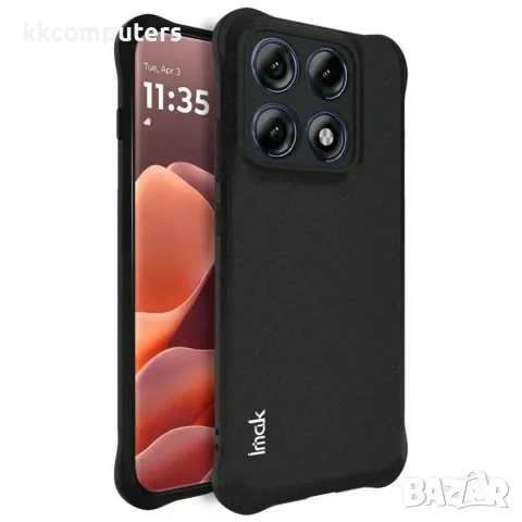 IMAK за Motorola Edge 70 Pro 5G / 70 Pro+ 5G Airbag Удароустойчив TPU Калъф със Скрийн Протектор – М