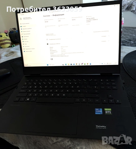 HP OMEN 16 GAMING Laptop  b0036ns геймърски лаптоп, снимка 3 - Лаптопи за игри - 55275064