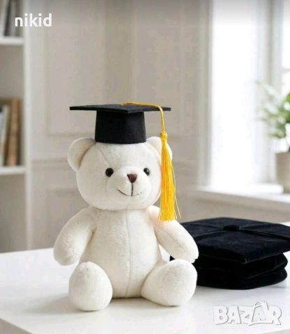 Тога шапка завършване Дипломиране бал кутия от филц украса декор , снимка 3 - Други - 53979580