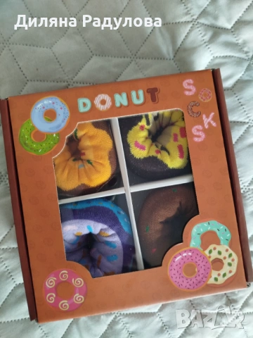 Кутия с чорапи - 4 чифта, снимка 4 - Подаръци за жени - 54150180