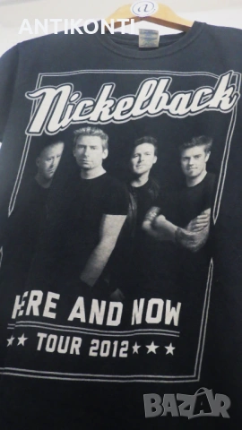 NICKELBACK HERE AND NOW TOUR 2012 Тениска, снимка 2 - Тениски - 54798437