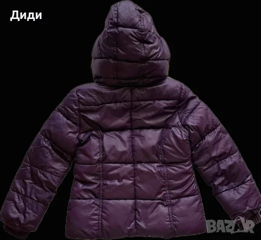 Детско зимно яке с махаща се качулка за момиче H&M, снимка 3 - Детски якета и елеци - 52537222