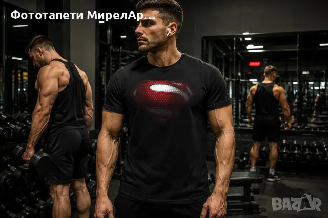 Мъжка тениска 3 д Супермен