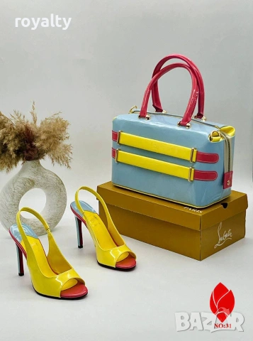 Christian Louboutin Дамски Обувки на Ток и Чанта Различни Цветове , снимка 4 - Дамски обувки на ток - 55093968