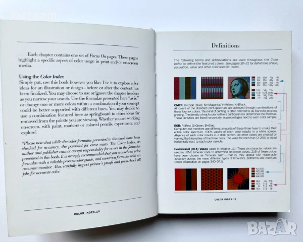 Colour Index: Over 1100 Colour Combinations Специализирано справочно ръководство по Графичен дизайн , снимка 12 - Изкуство, музика, кино и фотография - 55207965