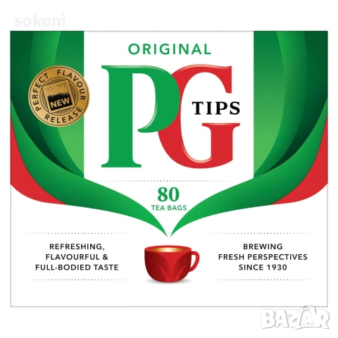 PG Tips Tea / Пи Джи Типс Черен Чай 80пак
