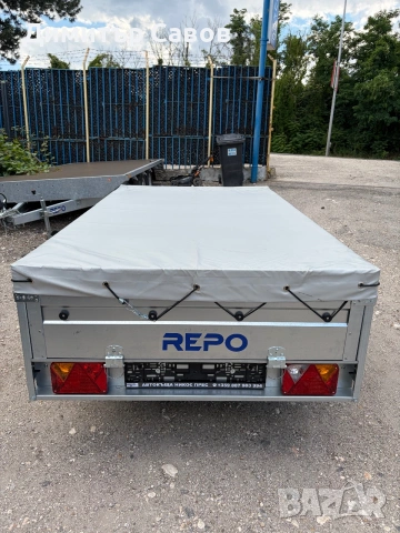Туристическо ремарке REPO RPP с плосък брезент, снимка 3 - Ремаркета - 55190543
