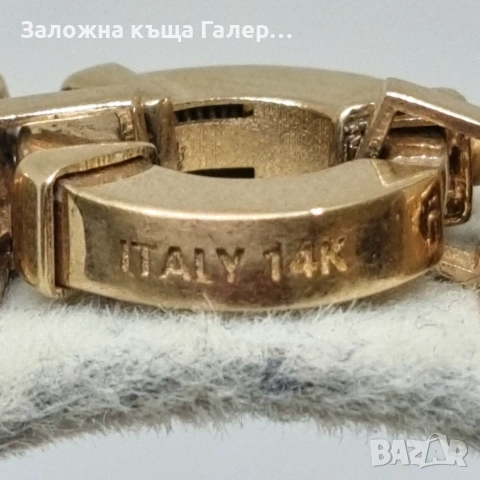 Златно колие 14K ITALY – 12,6 г, 38,5 см, снимка 7 - Колиета, медальони, синджири - 54543725