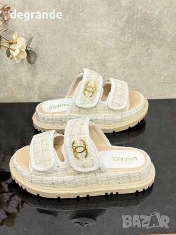 🎀Дамски Чехли Chanel, снимка 3 - Чехли - 54785378