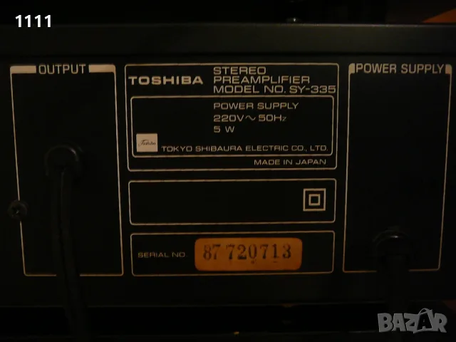 TOSHIBA SC-335 I SY-335 I ST-335, снимка 11 - Ресийвъри, усилватели, смесителни пултове - 55435924