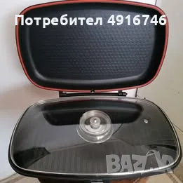 двоен грил тиган, снимка 6 - Съдове за готвене - 55642513