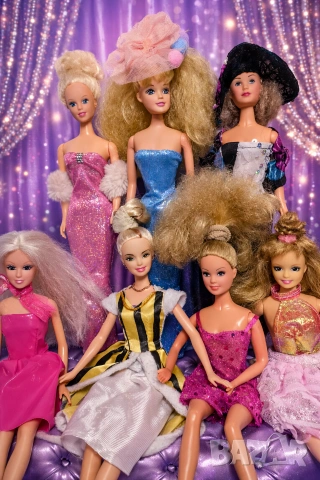 Колекционерски Лот - рядко срещани ретро кукли тип Барби , снимка 2 - Кукли - 54159405