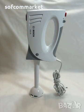 Миксер с пасатор Bosch MFQ3540 (450W) – Неразличим от нов + ГАРАНЦИЯ, снимка 3 - Чопъри и пасатори - 54340208