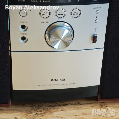 Sony CMT-EH25 — Микро Hi-Fi Система с CD, USB и Касетен дек + оригинално дистанционно , снимка 3 - Аудиосистеми - 55416363