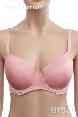 Hunkemöller сутиен 75E в нежно розово с дантела
