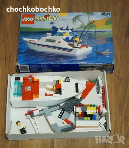 LEGO System 4011 конструктор лего моторна и рибарска лодка
