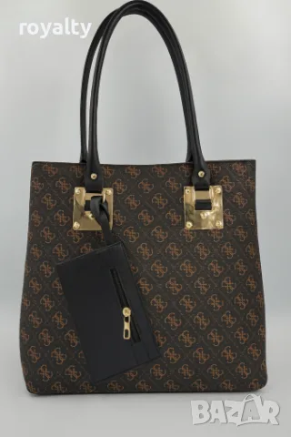 Guess Нова Дамска Кожена Чанта Различни Цветове и Модели Гес, снимка 11 - Чанти - 55340635