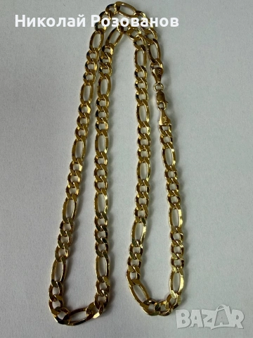 Мъжки златен ланец НОВ, снимка 5 - Колиета, медальони, синджири - 54278284